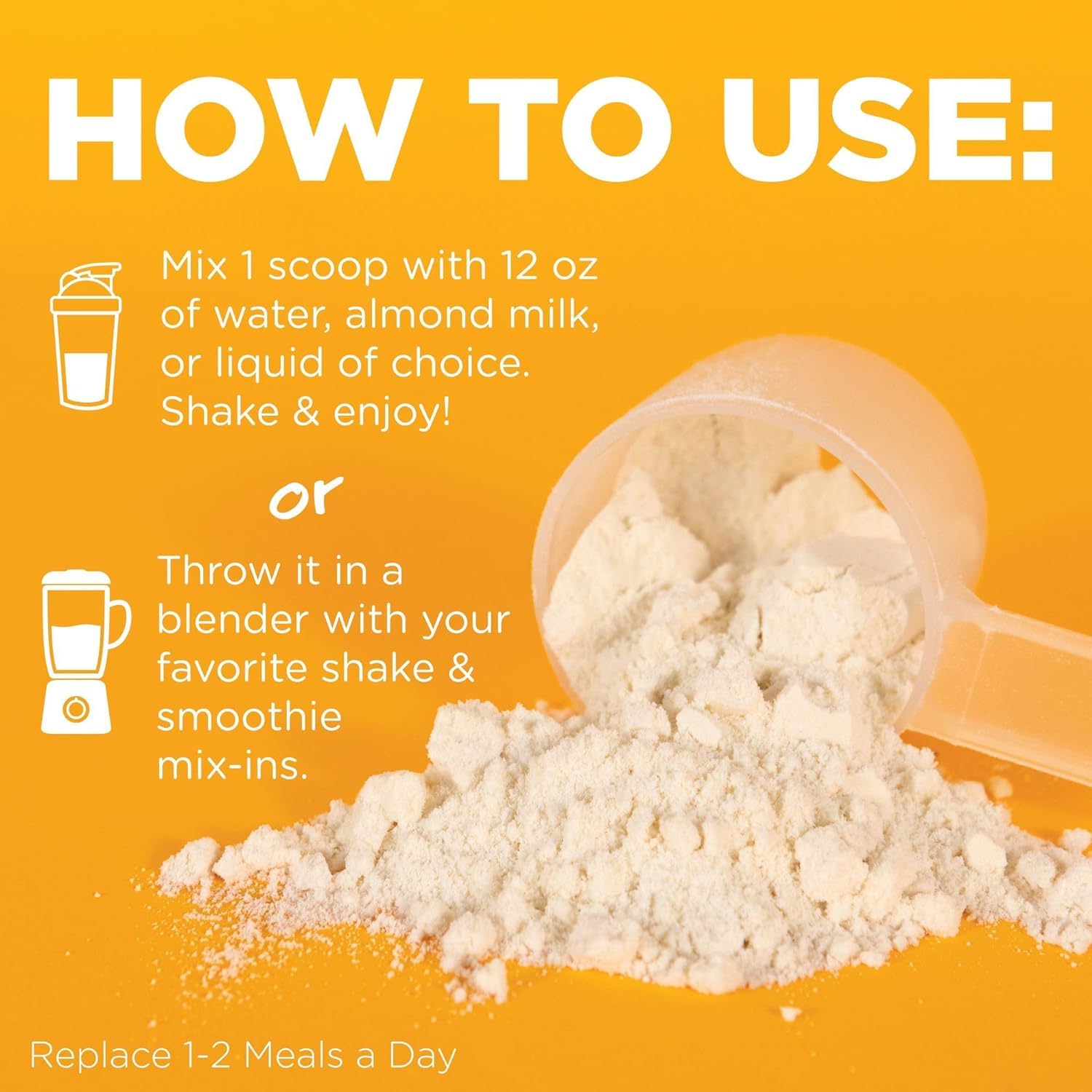 7-Serving Orange Cream Meal Replacement Shake Powder - Gluten-Free & Non-GMO by TransformHQ
