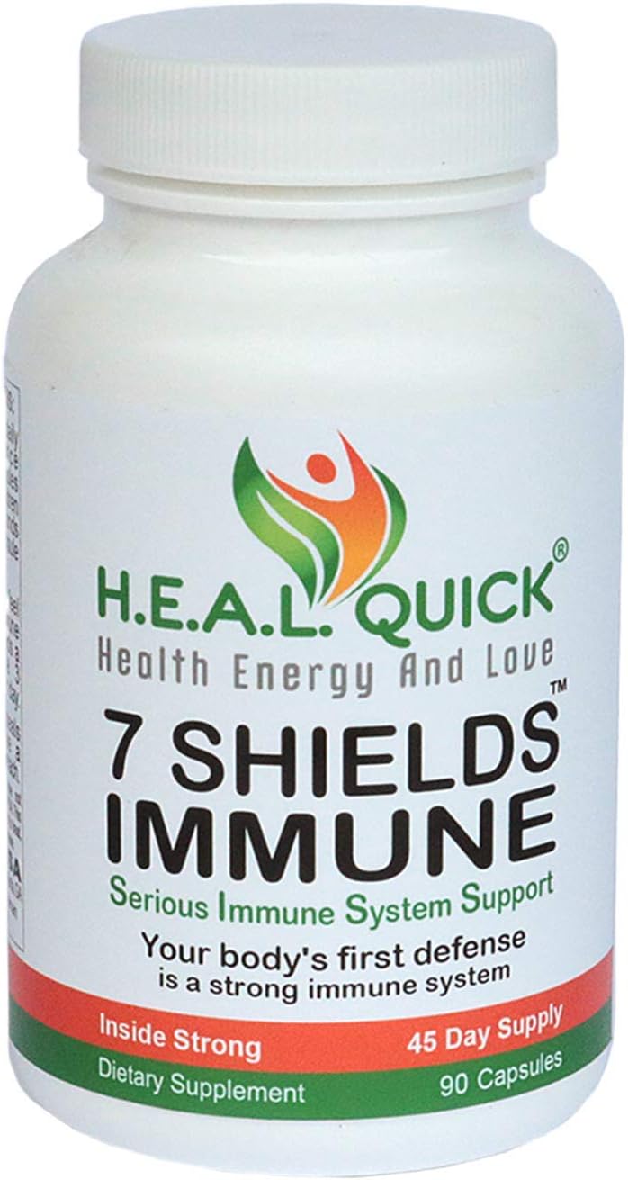 7 Shields Immune Support Supplement - 90 Capsules by Century Systems