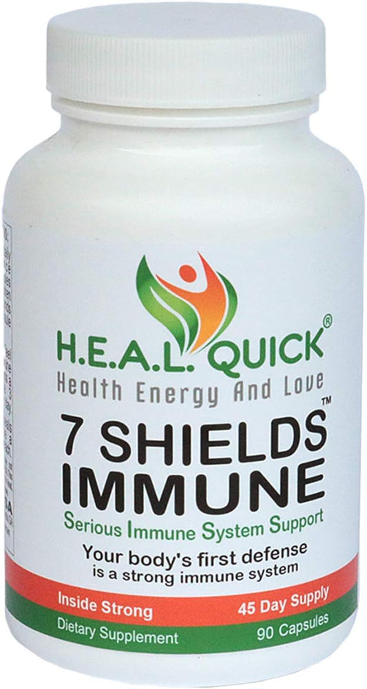 7 Shields Immune Support Supplement - 90 Capsules by Century Systems