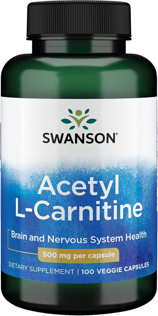 3 Pack Swanson Propionyl L-Carnitine with Glycine Capsules for Heart Health, Energy, Muscle Strength & Endurance