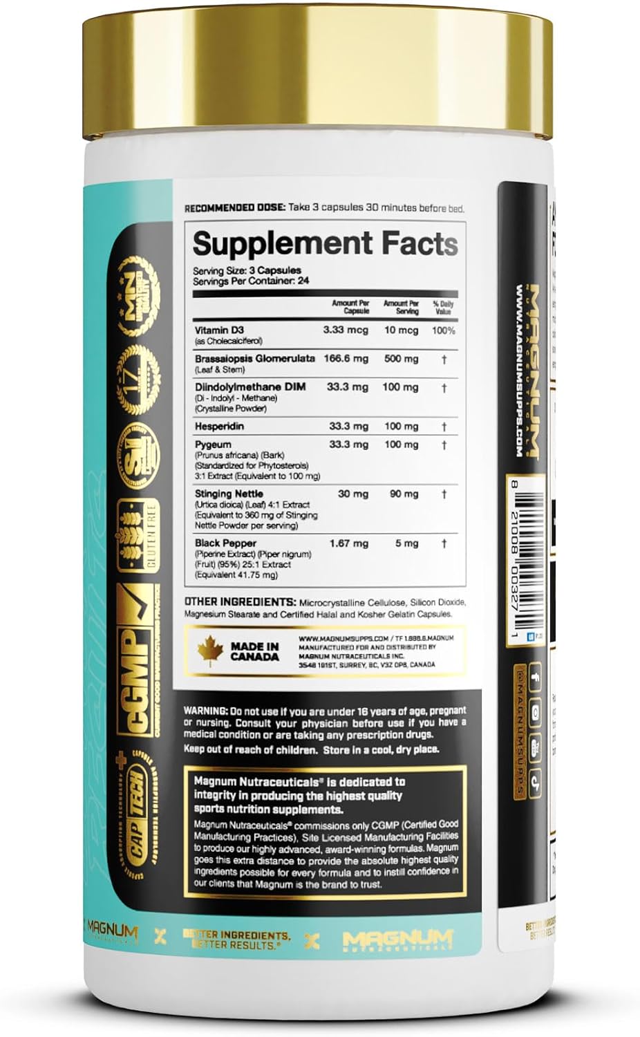 72-Count Magnum Nutraceuticals E-Brake Vitality Capsules for Stress Relief