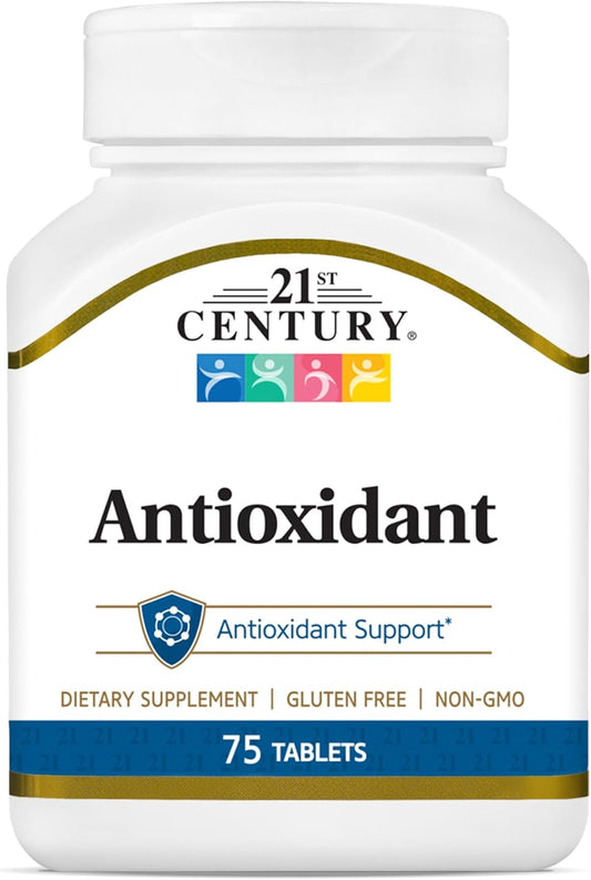 75-Count 21st Century Ace Antioxidant Tablets for Immune Support and Overall Health