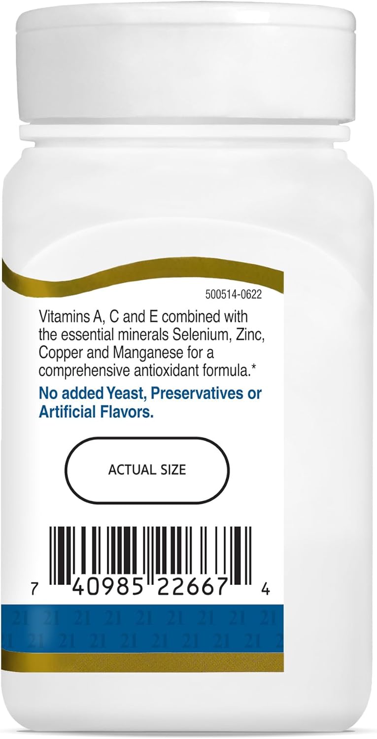 75-Count 21st Century Ace Antioxidant Tablets for Immune Support and Overall Health