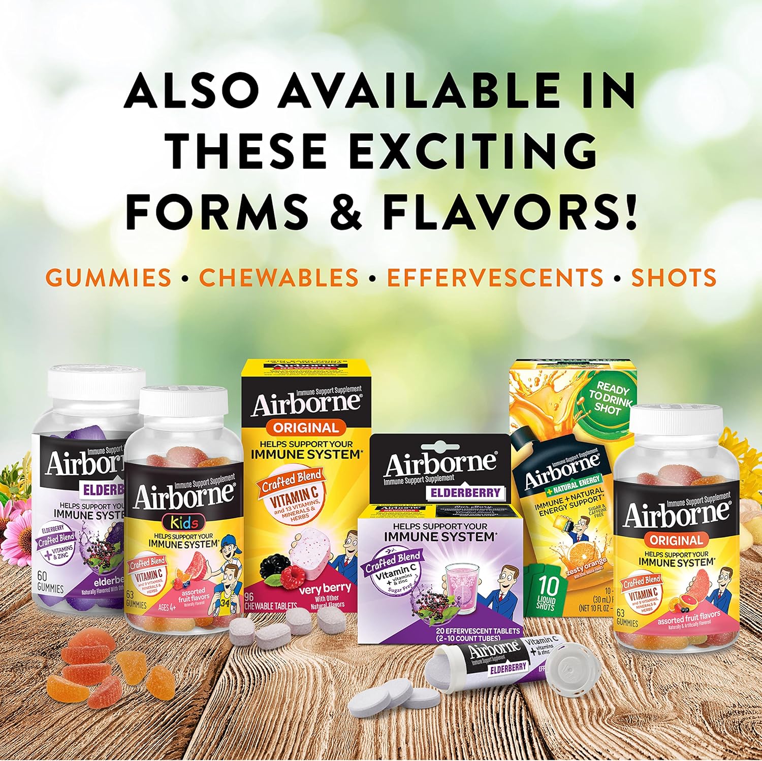 750mg Vitamin C Gummies for Adults - Immune Support Supplement with Antioxidants A, C, & E - Blueberry Pomegranate - 63 Gummies