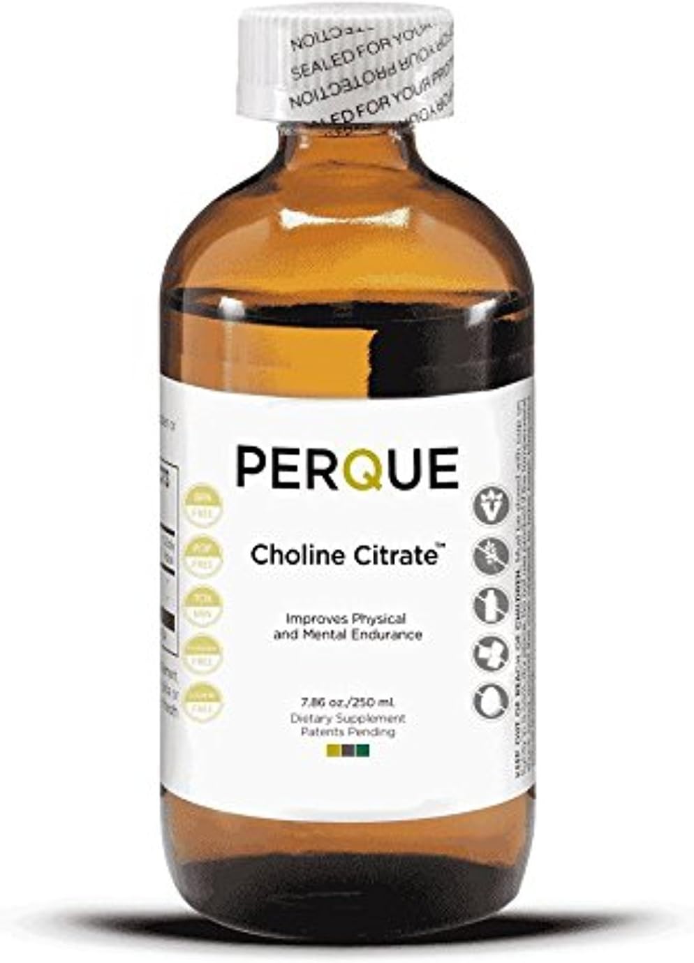 7.86 Ounce Perque Choline Citrate Supplement for Cognitive Health