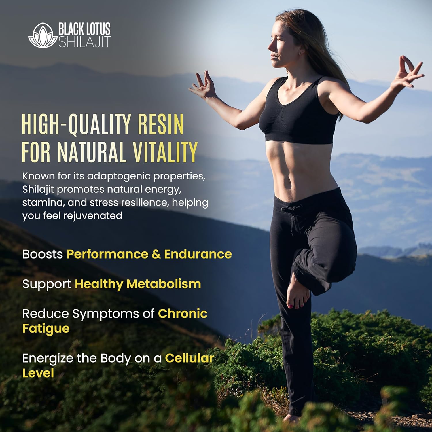 7g Black Lotus Pure Shilajit Resin: 100% Natural Superfood with Amino Acids, Fulvic Acid, Trace Minerals - Immune Support & Energy Boost for Men & Women