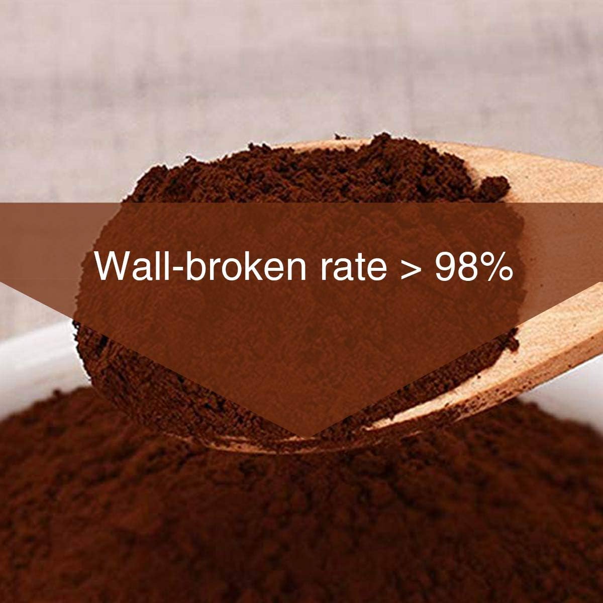 7oz Non-GMO Red Reishi Mushroom Spore Powder for 100 Servings - Pure Ganoderma Lucidum by Yuanziyuanfang