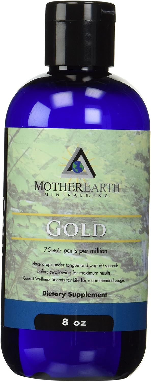 8 oz Angstrom Gold Minerals - Liquid Trace Mineral Supplement