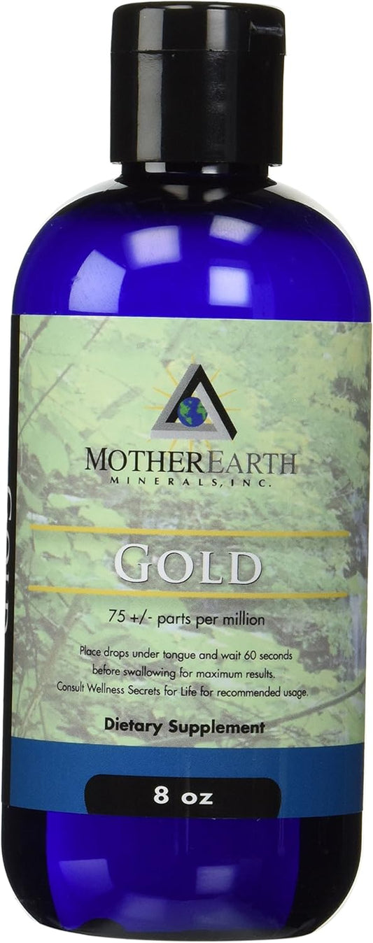 8 oz Angstrom Gold Minerals - Liquid Trace Mineral Supplement
