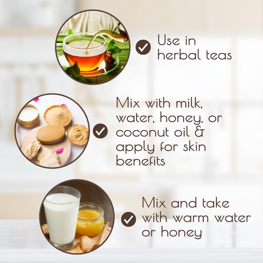 8 oz Darsa Organics Shatavari Powder - USDA Organic Asparagus Racemosus for Female Hormonal Balance, Tea & Smoothies