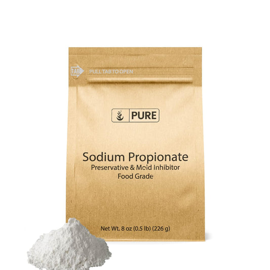 8 oz Food Grade Sodium Propionate: Pure Preservative & Mold Inhibitor