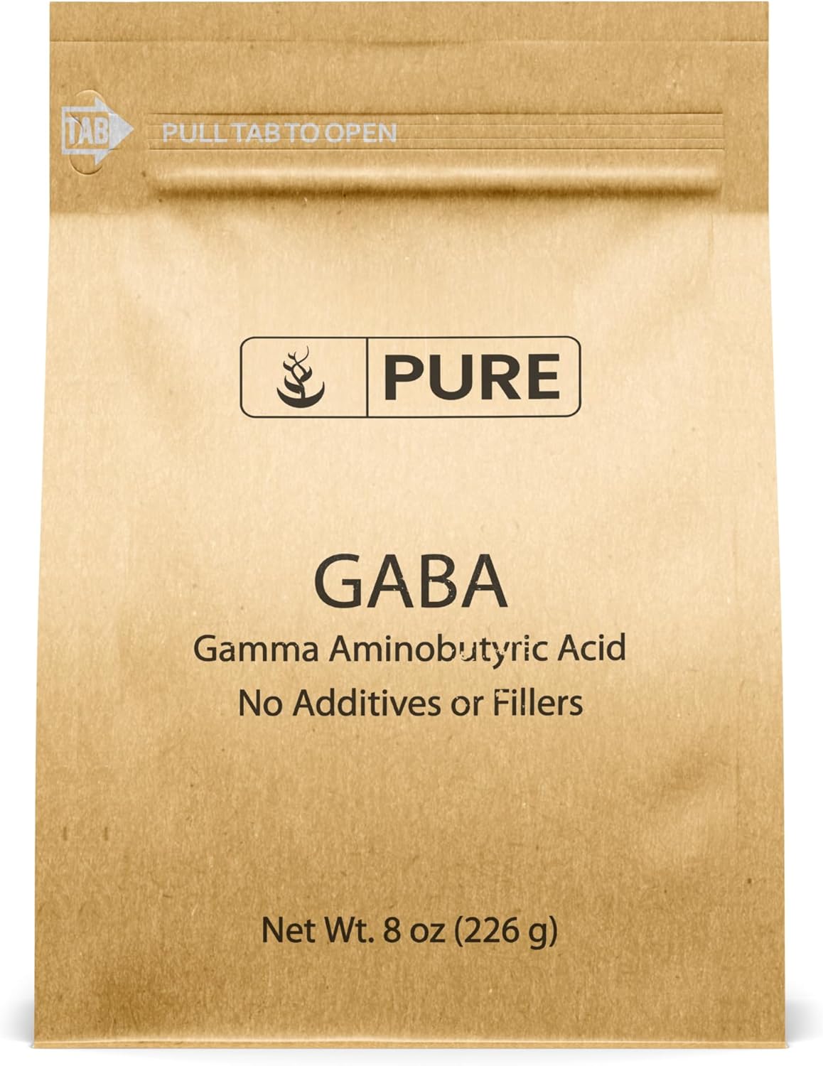 8 oz GABA Powder with Pure Ingredients, Lab Verified, No Fillers