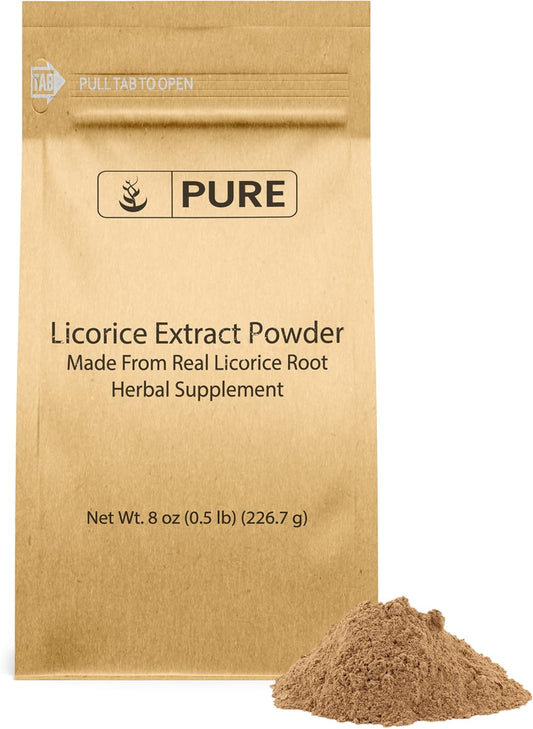8 oz of Pure Licorice Extract - Non-GMO, Gluten-Free, Eco-Friendly Packaging - Natural Mulethi