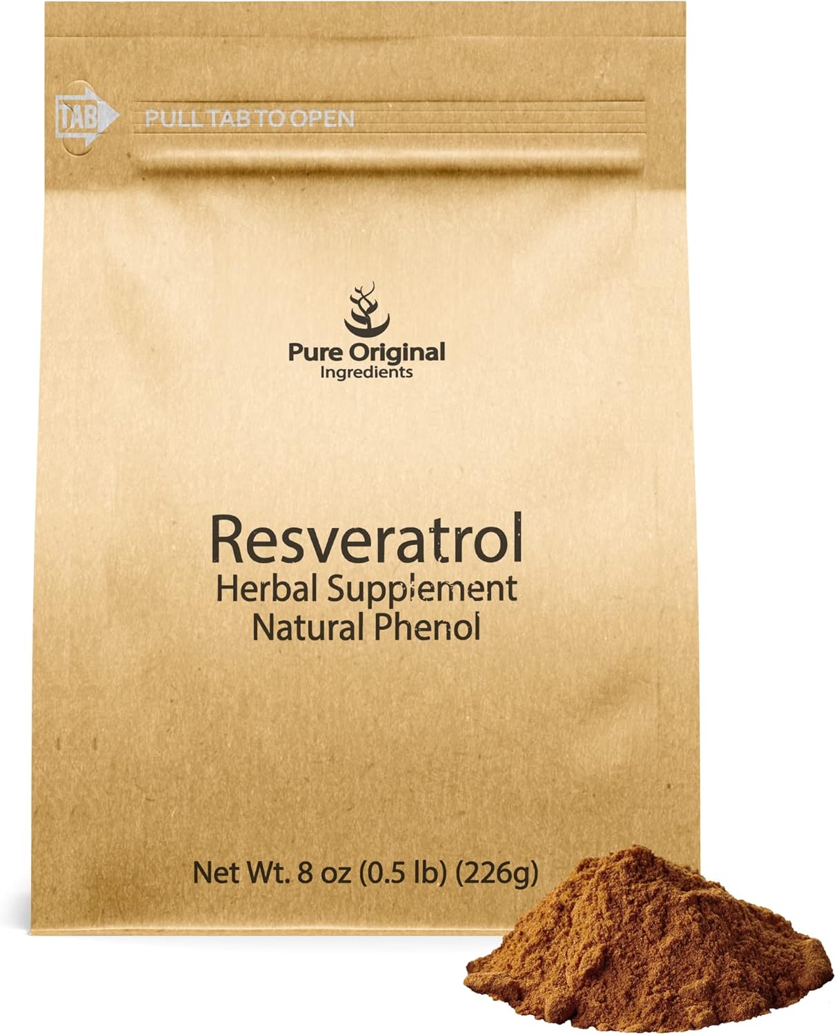 8 oz Resveratrol Powder - Pure Polygonum Root Extract Phytoalexin Supplement