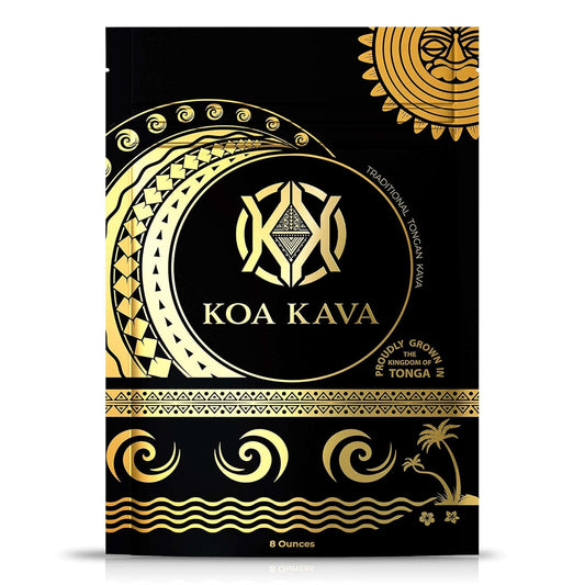 8 Oz Tongan Kava Kava Root Powder - Noble Pouni ONO Kava Tea for Relaxation & Good Vibes - Directly Sourced from Vava'u by Koa Kava