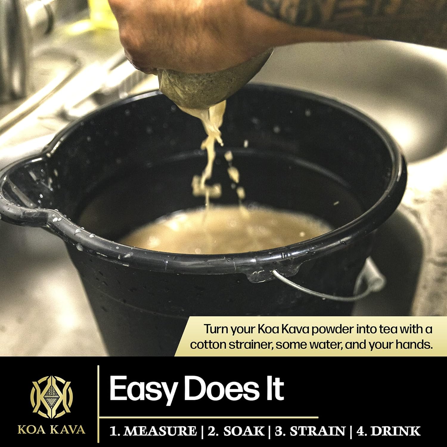 8 Oz Tongan Kava Kava Root Powder - Noble Pouni ONO Kava Tea for Relaxation & Good Vibes - Directly Sourced from Vava'u by Koa Kava