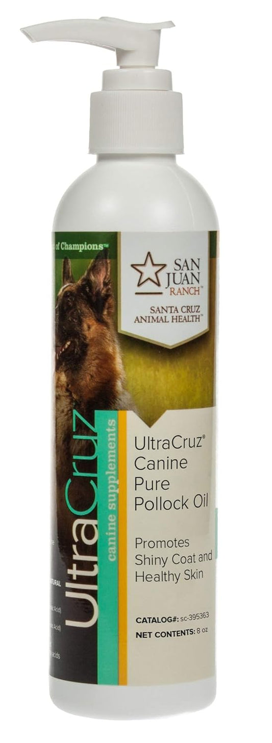 8 oz UltraCruz Canine Pure Pollock Oil Supplement for Dogs - sc-395363