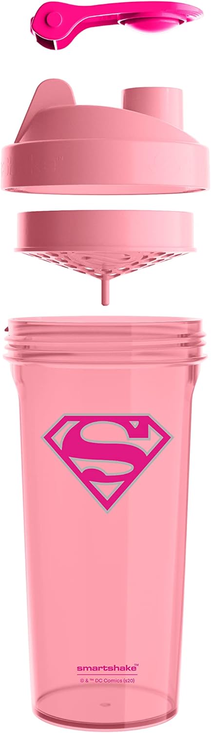 800 ml Smartshake Lite DC Comics Supergirl Shaker Bottle