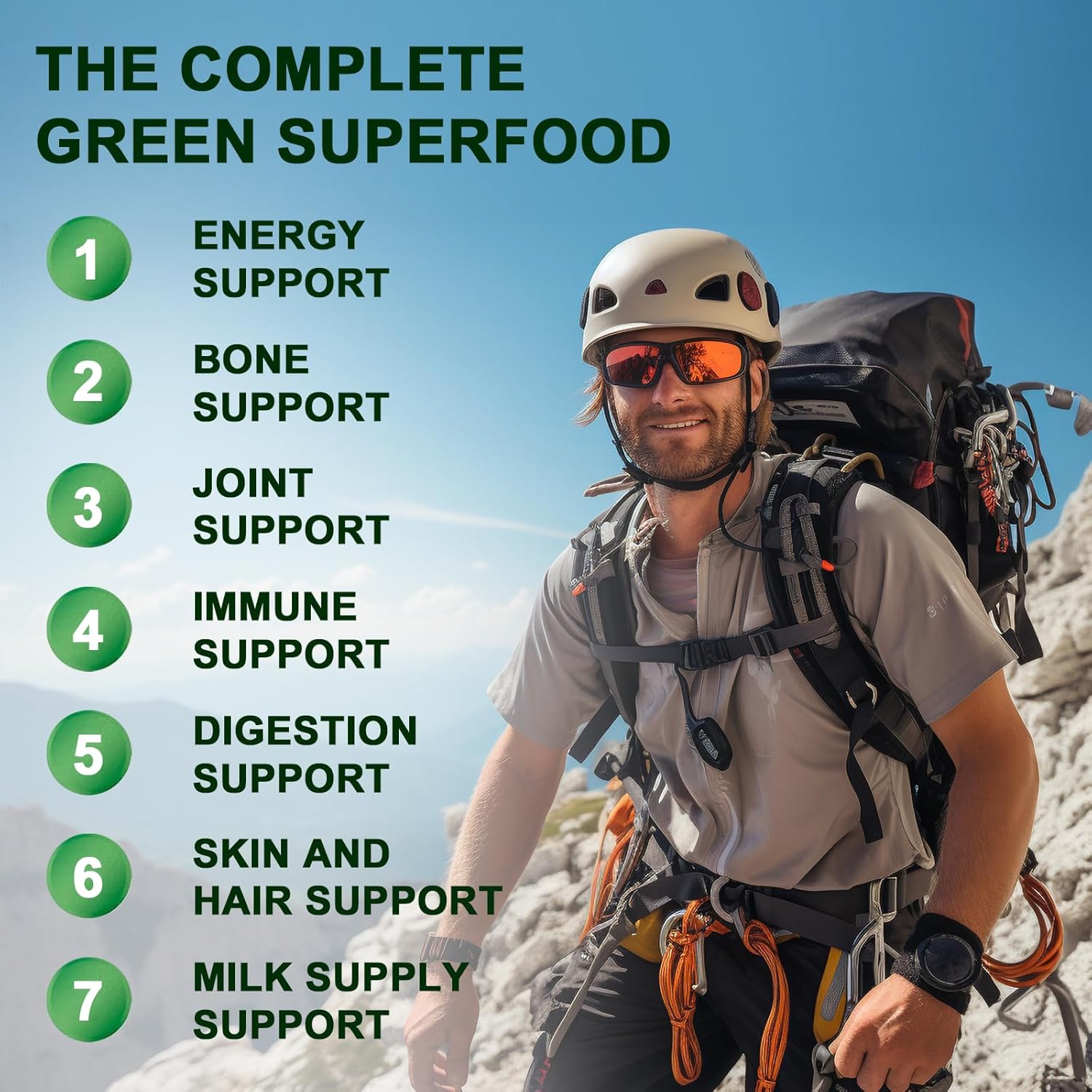 800mg Pure Moringa Powder Capsules - Superfood Supplement for Energy, Skin & Gut Health - Vegan Multivitamin