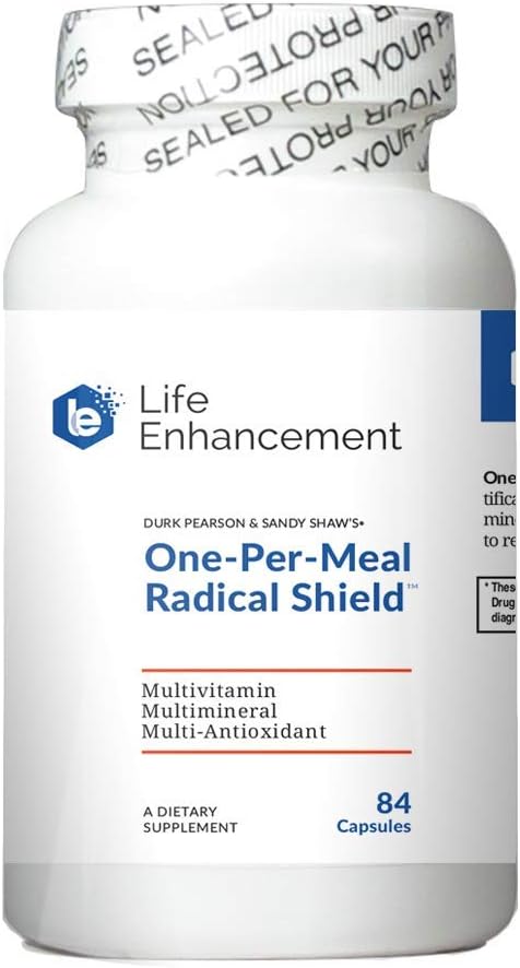 84 Servings of Life-Enhancing Radical Shield - Multi-Antioxidant, Multivitamin, Multimineral Supplement
