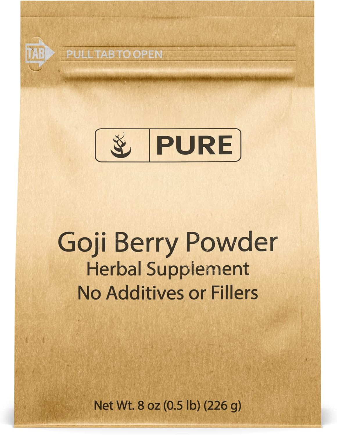 8oz Goji Berry Powder - Pure Original Wolfberry, Traditional Herbal Supplement, Non-GMO Ingredients