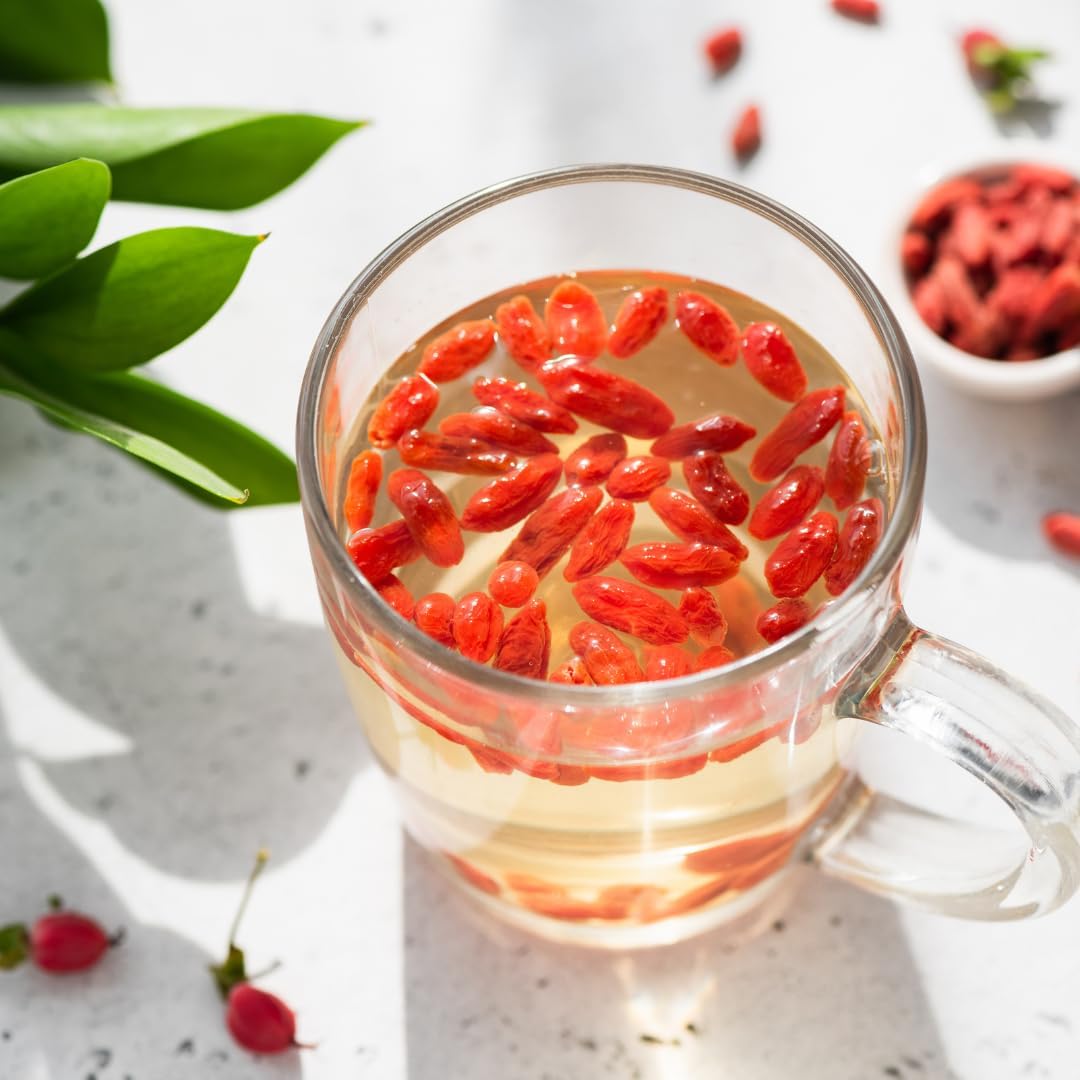 8oz Goji Berry Powder - Pure Original Wolfberry, Traditional Herbal Supplement, Non-GMO Ingredients