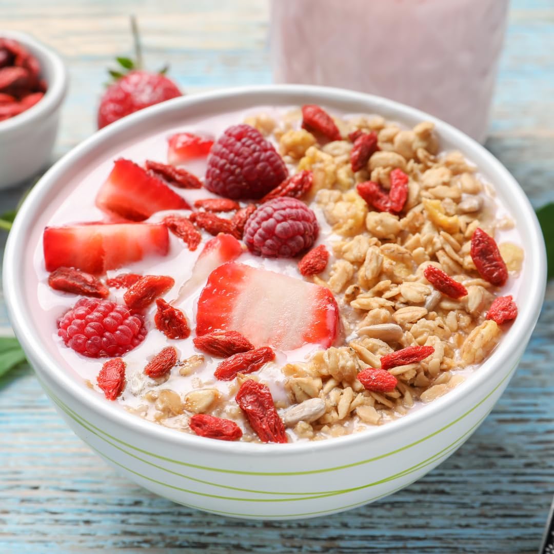 8oz Goji Berry Powder - Pure Original Wolfberry, Traditional Herbal Supplement, Non-GMO Ingredients