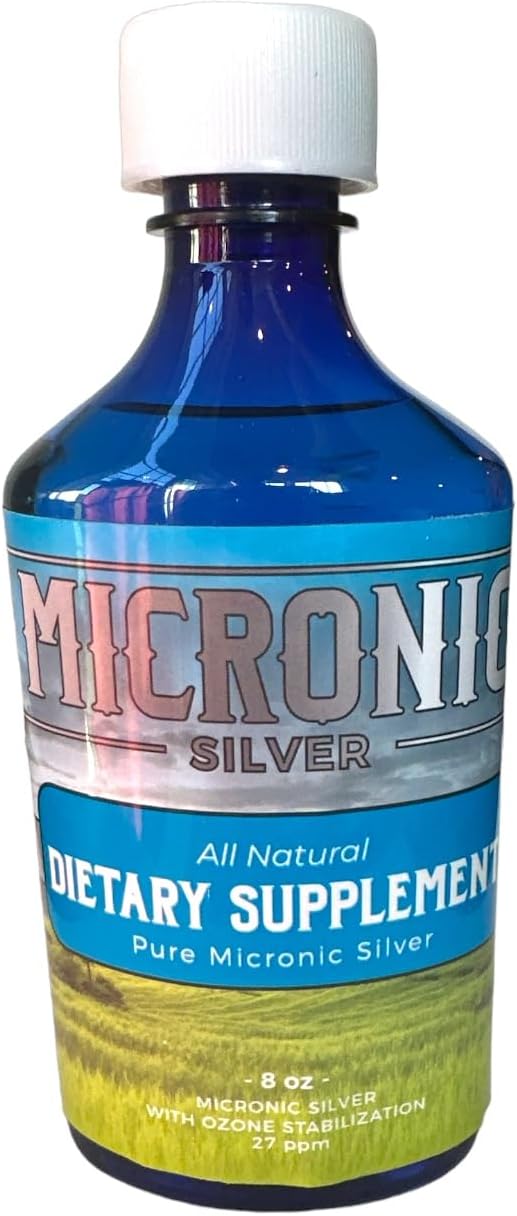 8oz Micronic Silver Dietary Supplement by Oriental Herb Company - 27ppm Formula