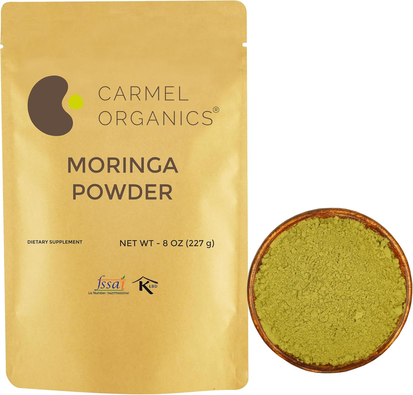 8oz Non-GMO Moringa Leaves Powder | Organic Superfood for Smoothies & Drinks | Pure & Natural Moringa Oleifera Powder | No Preservatives