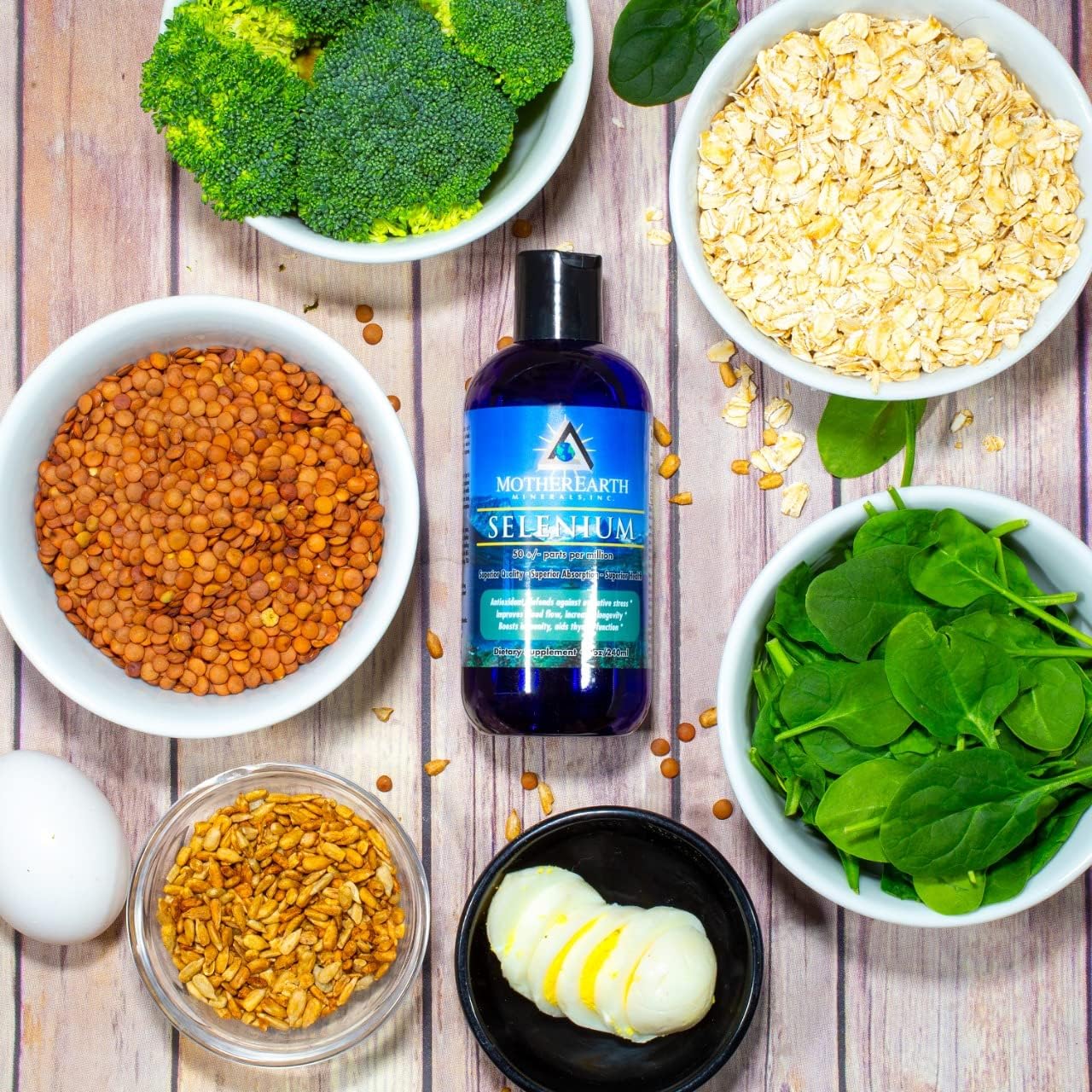 8oz Selenium Supplement - Supports Body Growth, Fertility, Elasticity - Antioxidant Mineral - 96 Servings