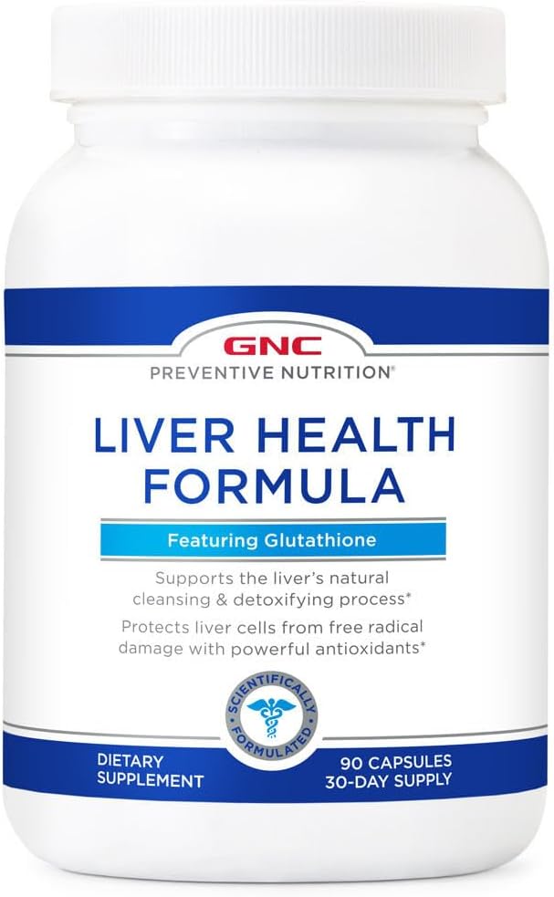 90 Capsules GNC Preventive Nutrition Liver Health Formula for Overall Liver Support and Function