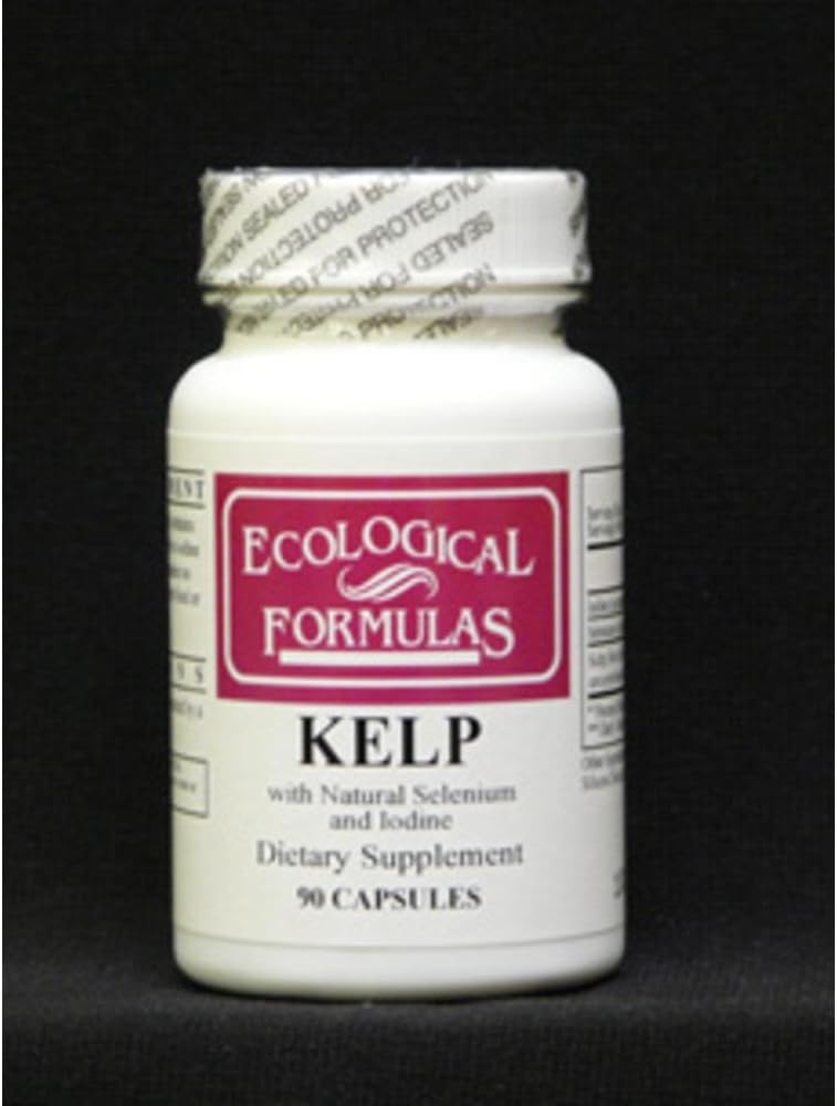 90 Capsules of Ecological Formulas Kelp Supplement for Thyroid Support