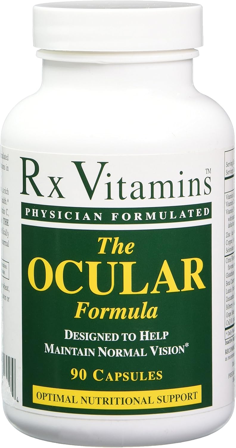 90 Capsules Rx Vitamins The Ocular Formula Dietary Supplement for Eye Health