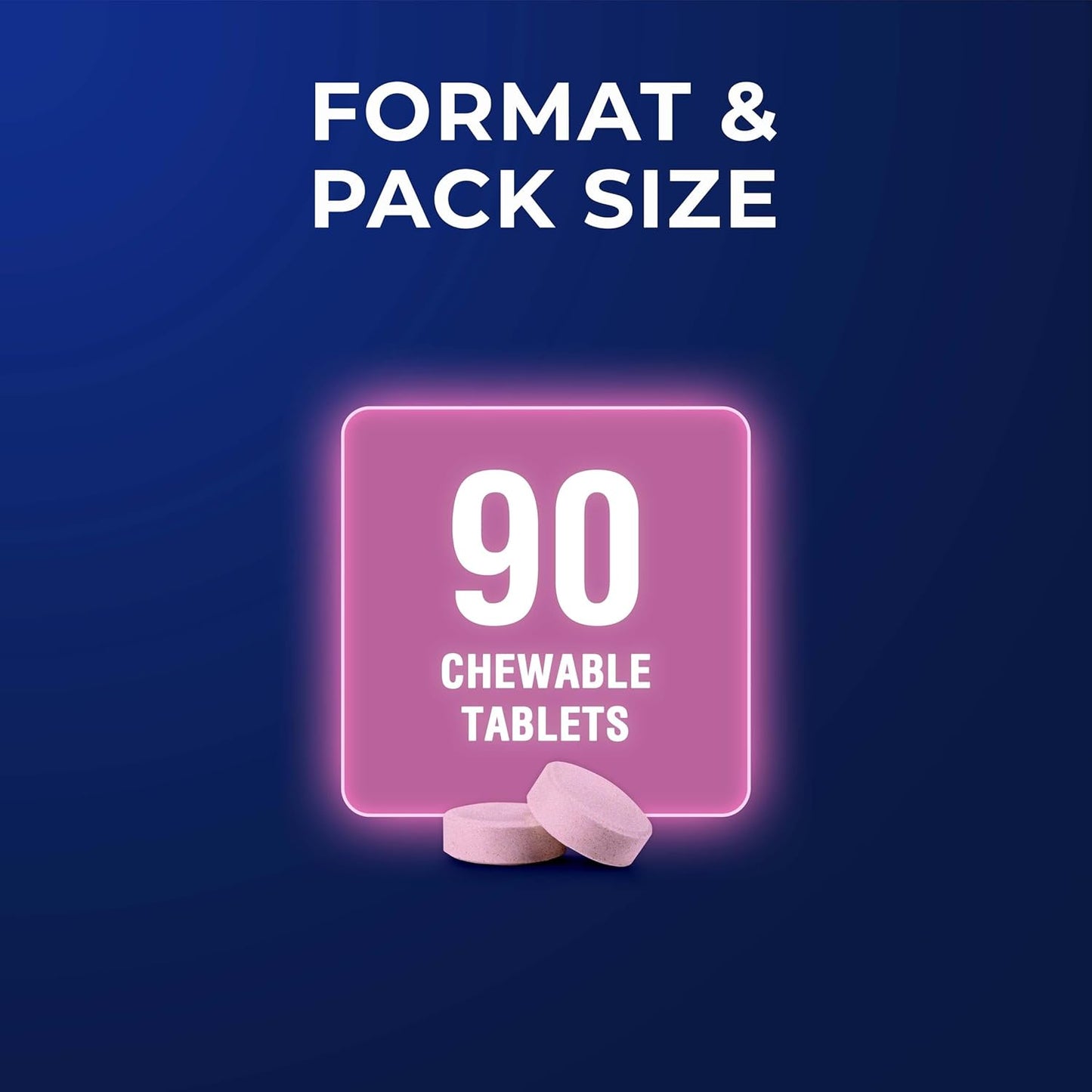90 Chewable Calcium and Vitamin D3 Tablets for Kids by Ostelin