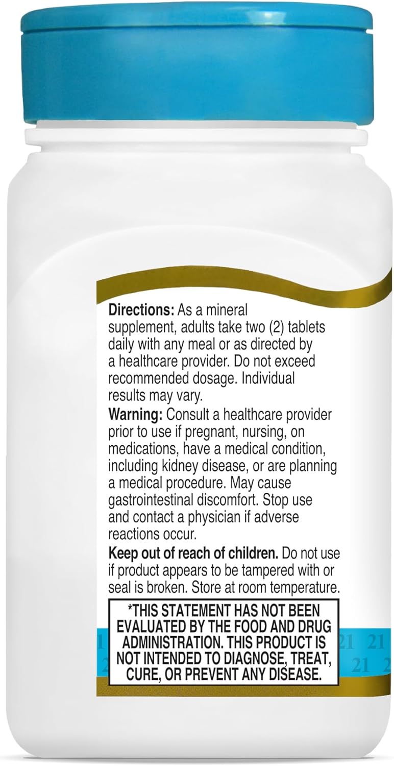 90 Count 21st Century mgO 400 mg Tablets in Assorted Flavors