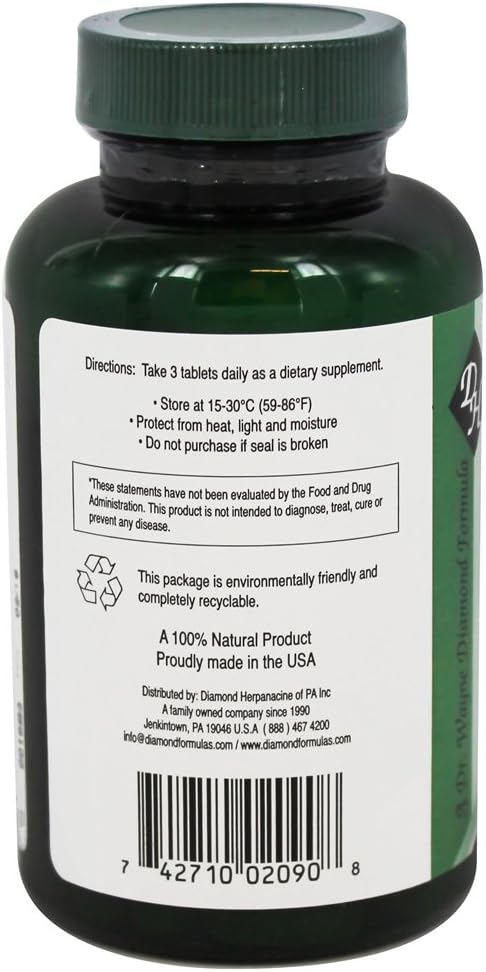 90 Count Diamond-Herpanacine Healthy Horizons Tablets for Overall Wellness and Skin Health