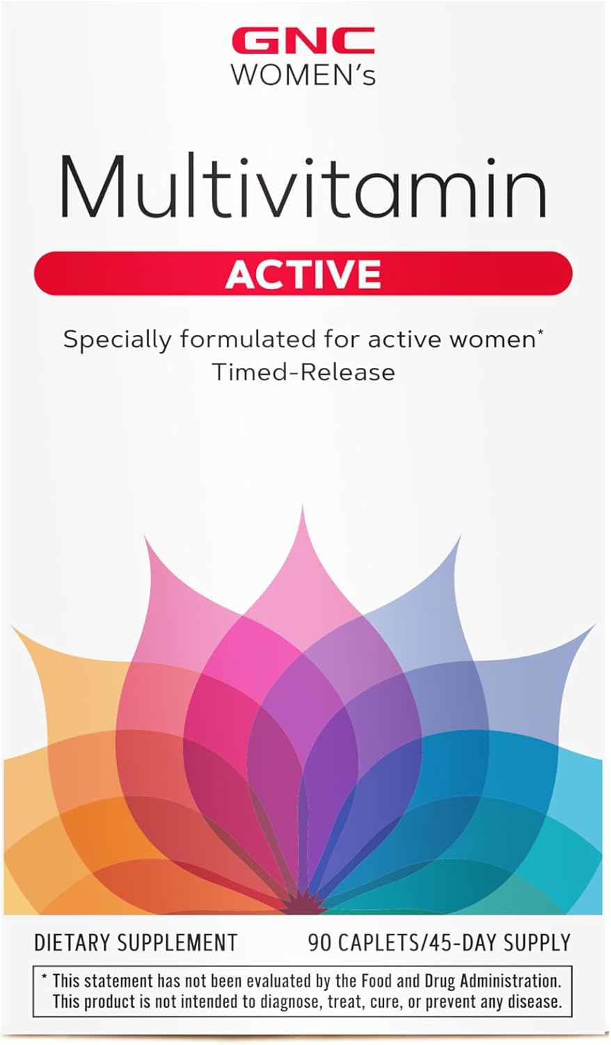 90 Count GNC Women's Active Multivitamin for Overall Health and Wellness
