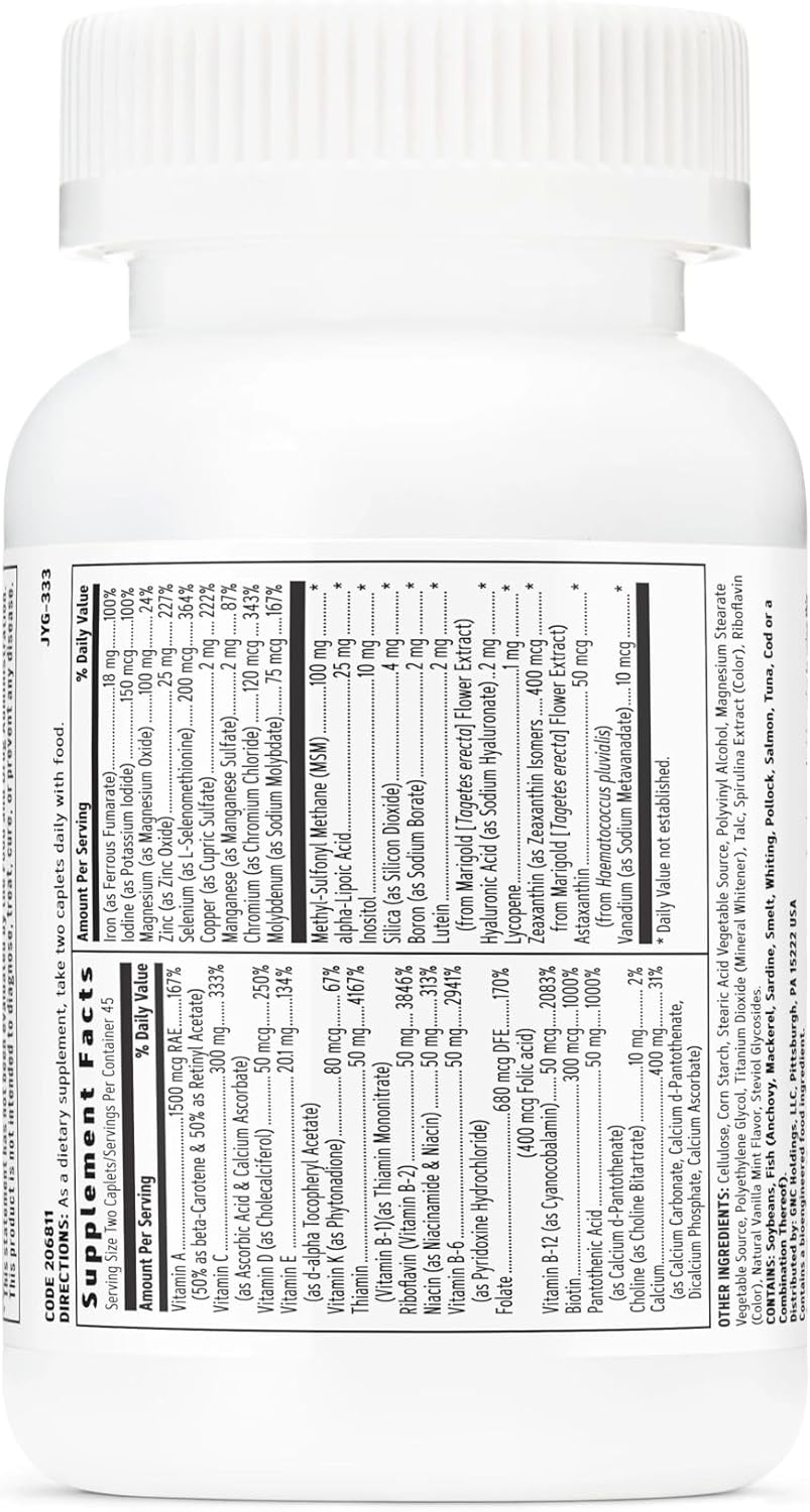90 Count GNC Women's Active Multivitamin for Overall Health and Wellness