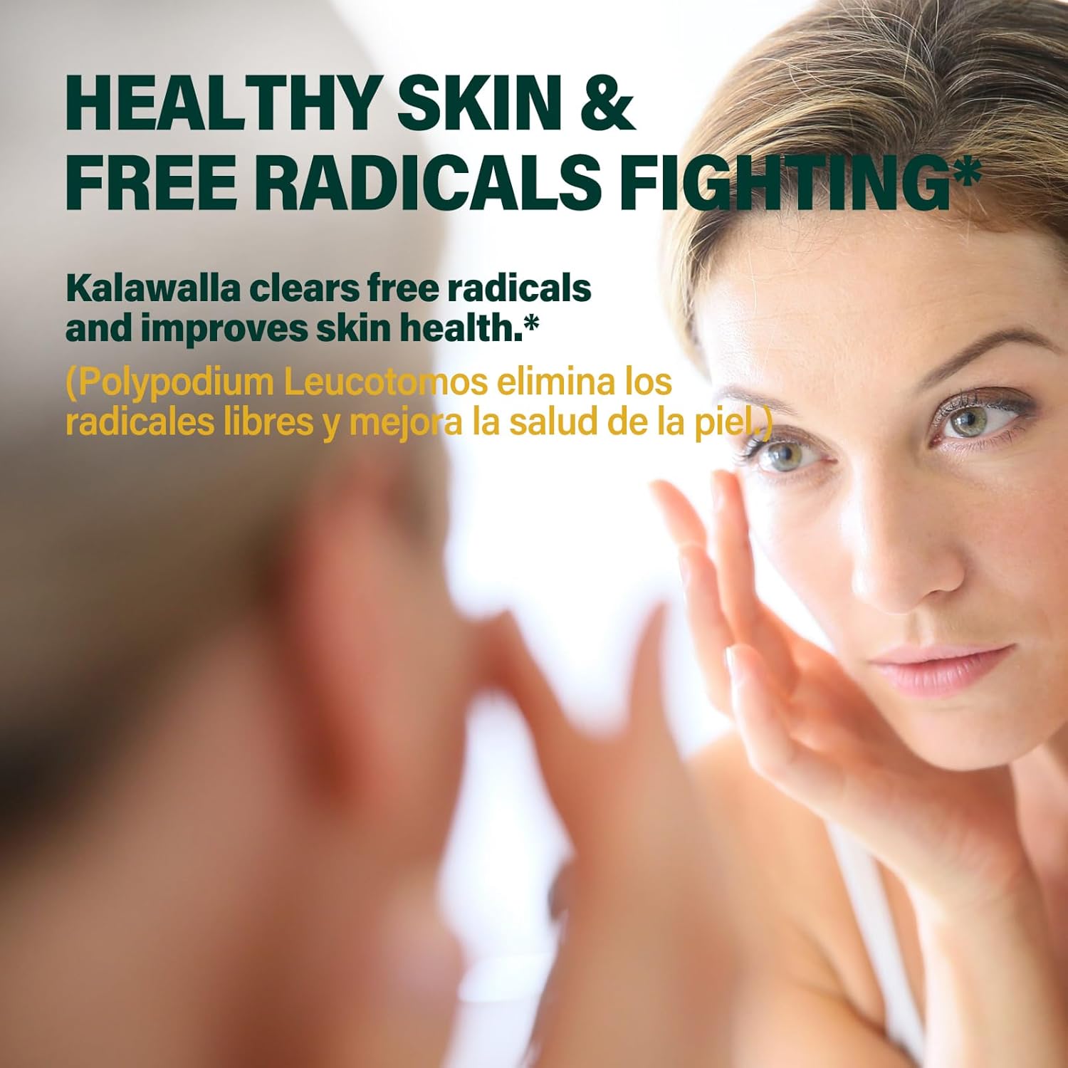 90 Count Polypodium Leucotomos Root Capsules for Immune System Support, Skin Health, Antioxidant Defense - 3 Month Supply