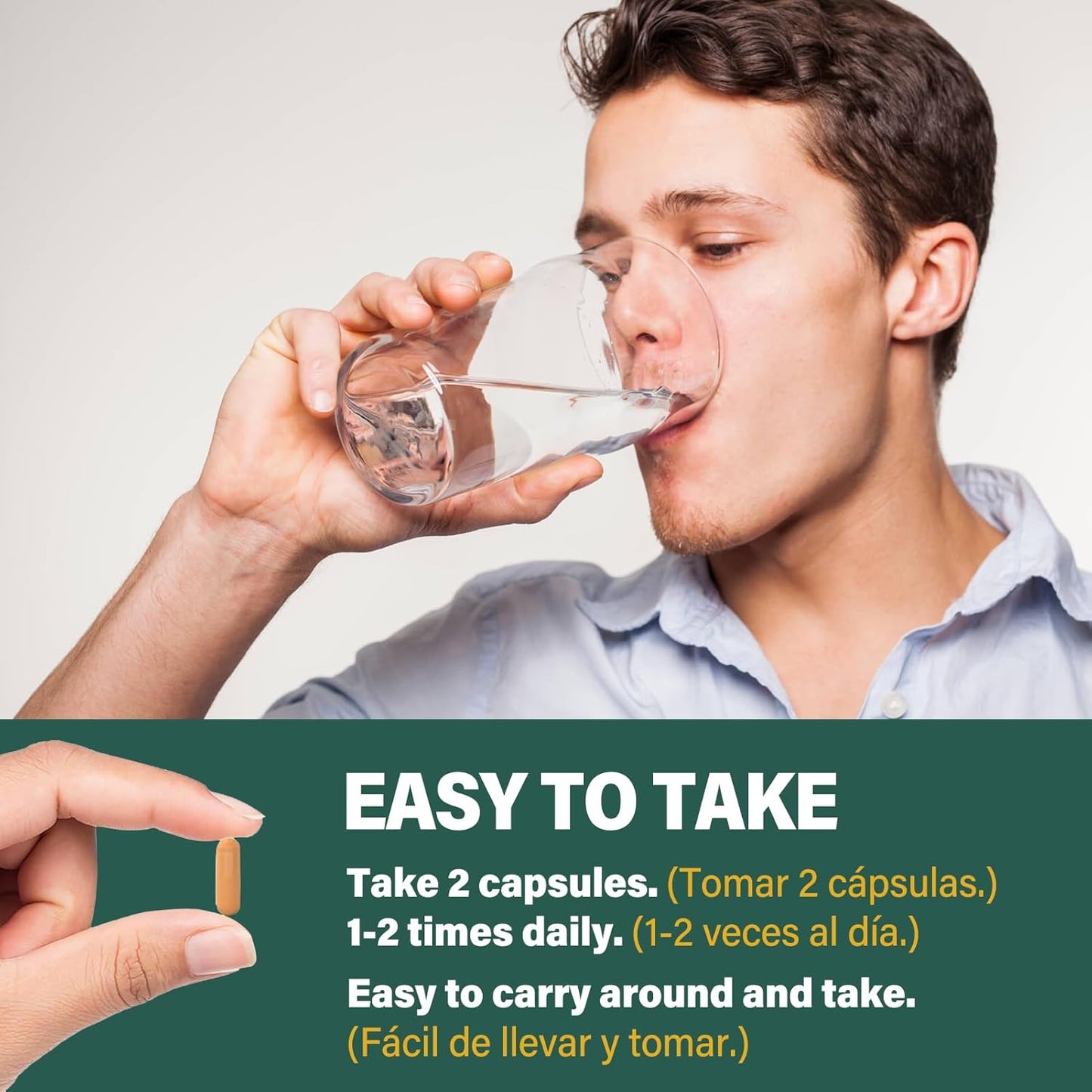 90 Count Polypodium Leucotomos Root Capsules for Immune System Support, Skin Health, Antioxidant Defense - 3 Month Supply