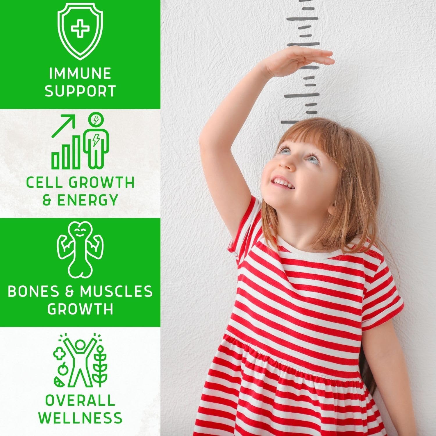 90 Ct SUPPZAAR Kids Multivitamin Gummies | Vegetarian & Non-GMO | Gluten-Free Gummy Vitamins for Kids | 45-90 Day Supply