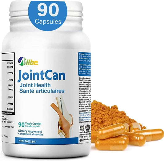 90 Joint Support Capsules with Glucosamine, Chondroitin, MSM, Boswellia, Curcumin, and Collagen - Pack of 90, Serving Size: 2 Capsules