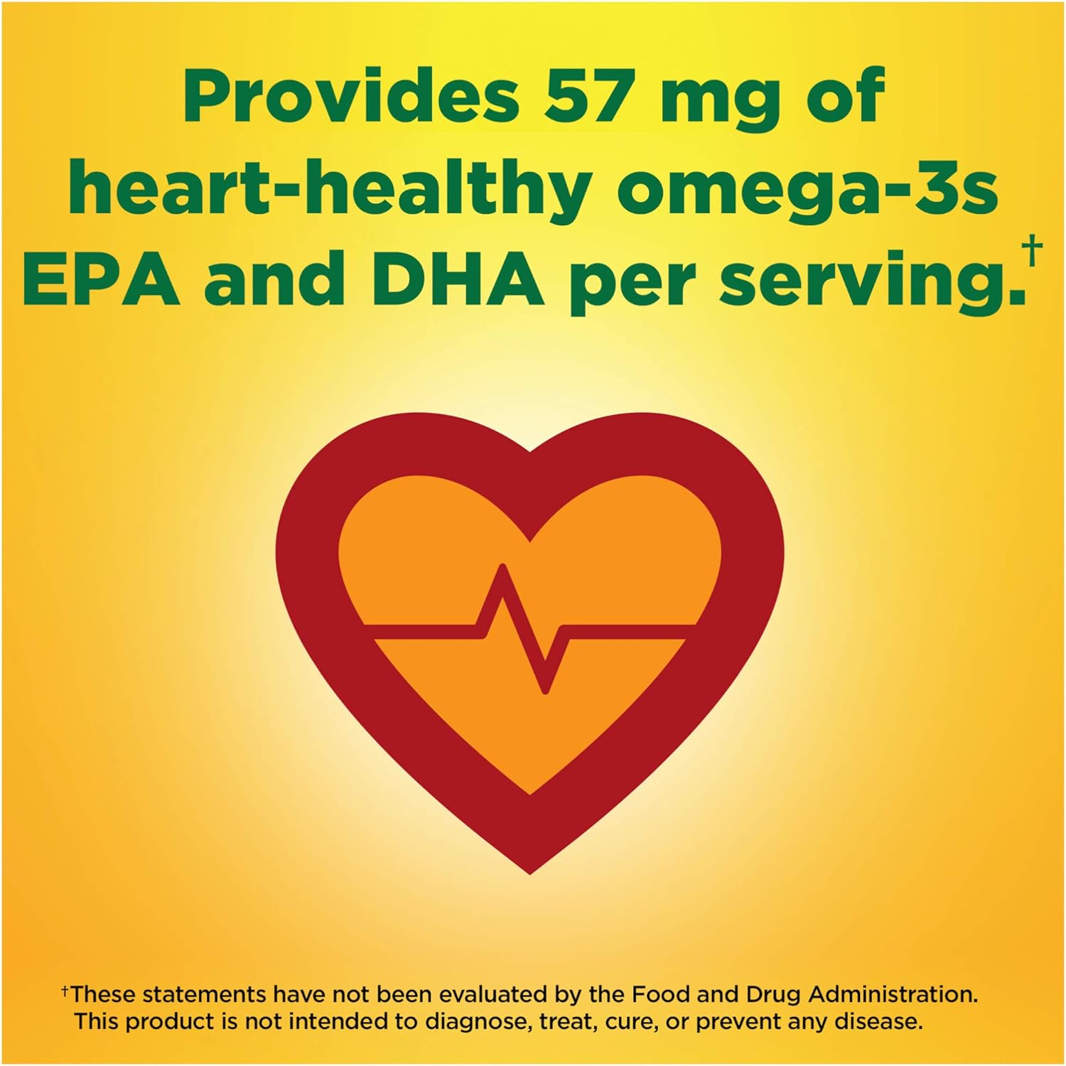 90 Nature Made Fish Oil Gummies with 57mg Omega 3s, Heart-Healthy Softgels in Strawberry, Lemon, & Orange Flavors