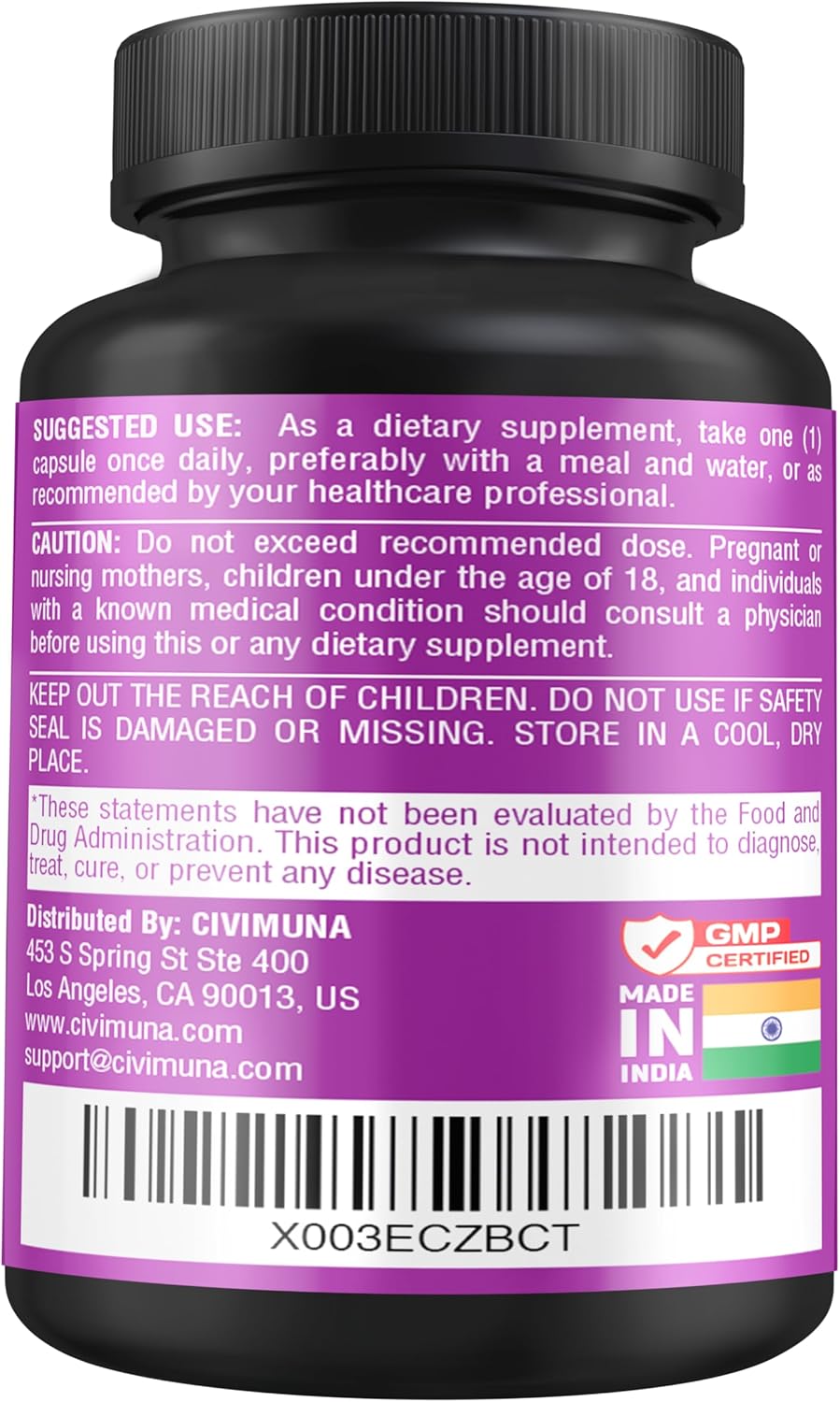 90 Noni Capsules with Boswellia, White Willow Bark, Turmeric, Ginger Root - 3 Month Supply