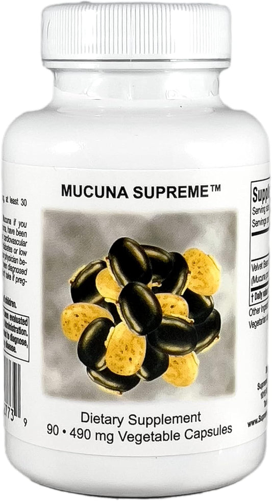 90 Pure Cowhage Vegetarian Capsules by Supreme Nutrition - Premium Mucuna Supplement