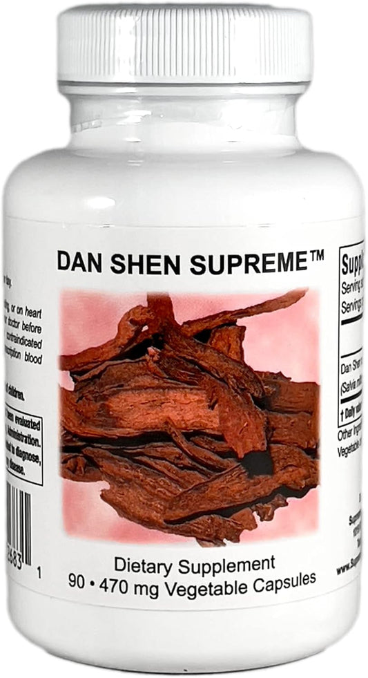 90 Pure Red Sage Vegetarian Capsules by Supreme Nutrition Dan Shen - High-Quality Herbal Supplement