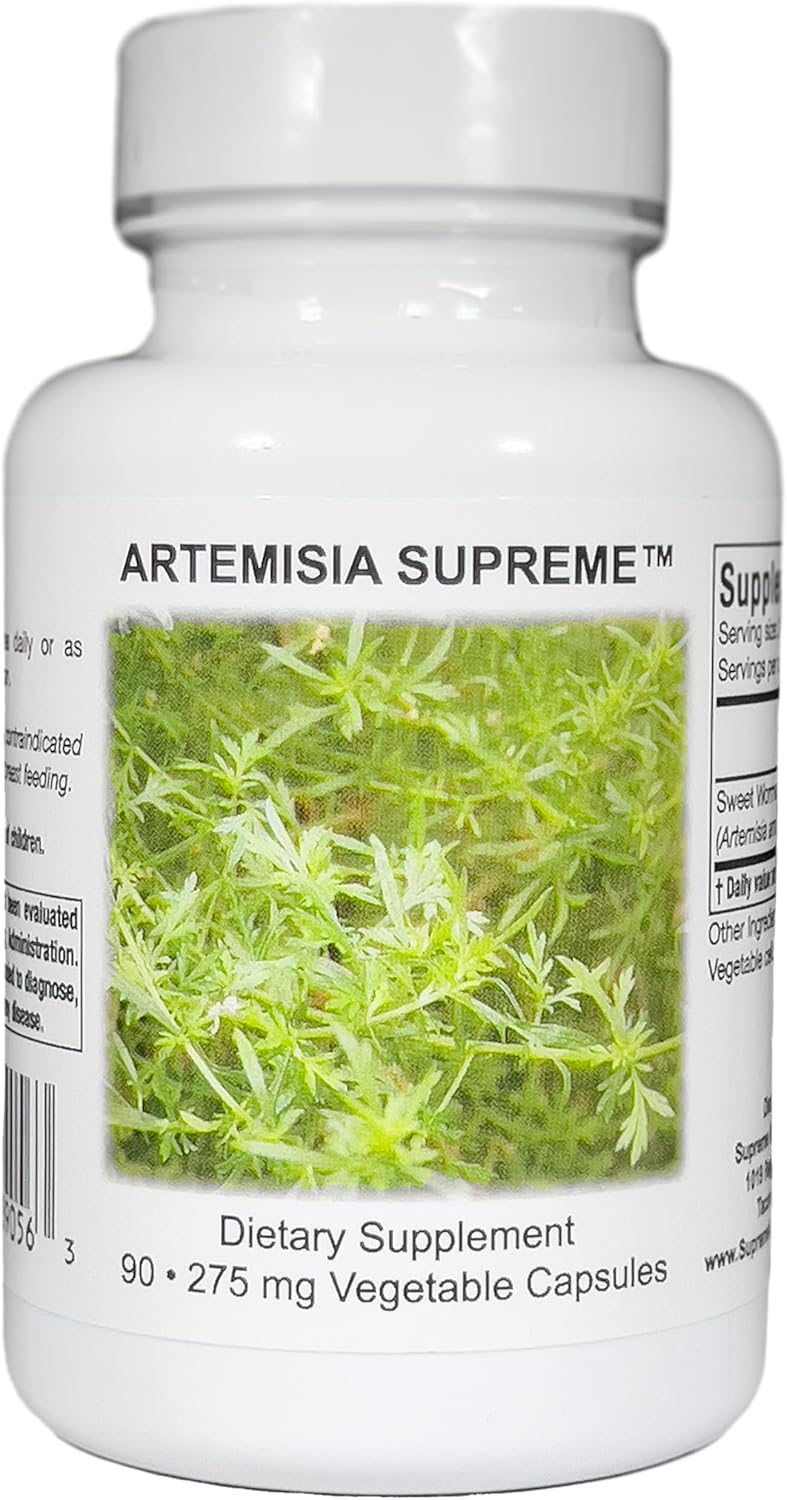 90 Pure Sweet Wormwood Vegetarian Capsules by Supreme Nutrition Artemisia - High-Quality Nutrition Supplement