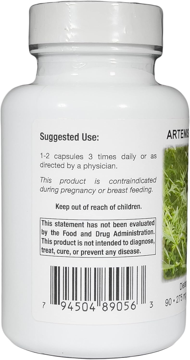 90 Pure Sweet Wormwood Vegetarian Capsules by Supreme Nutrition Artemisia - High-Quality Nutrition Supplement