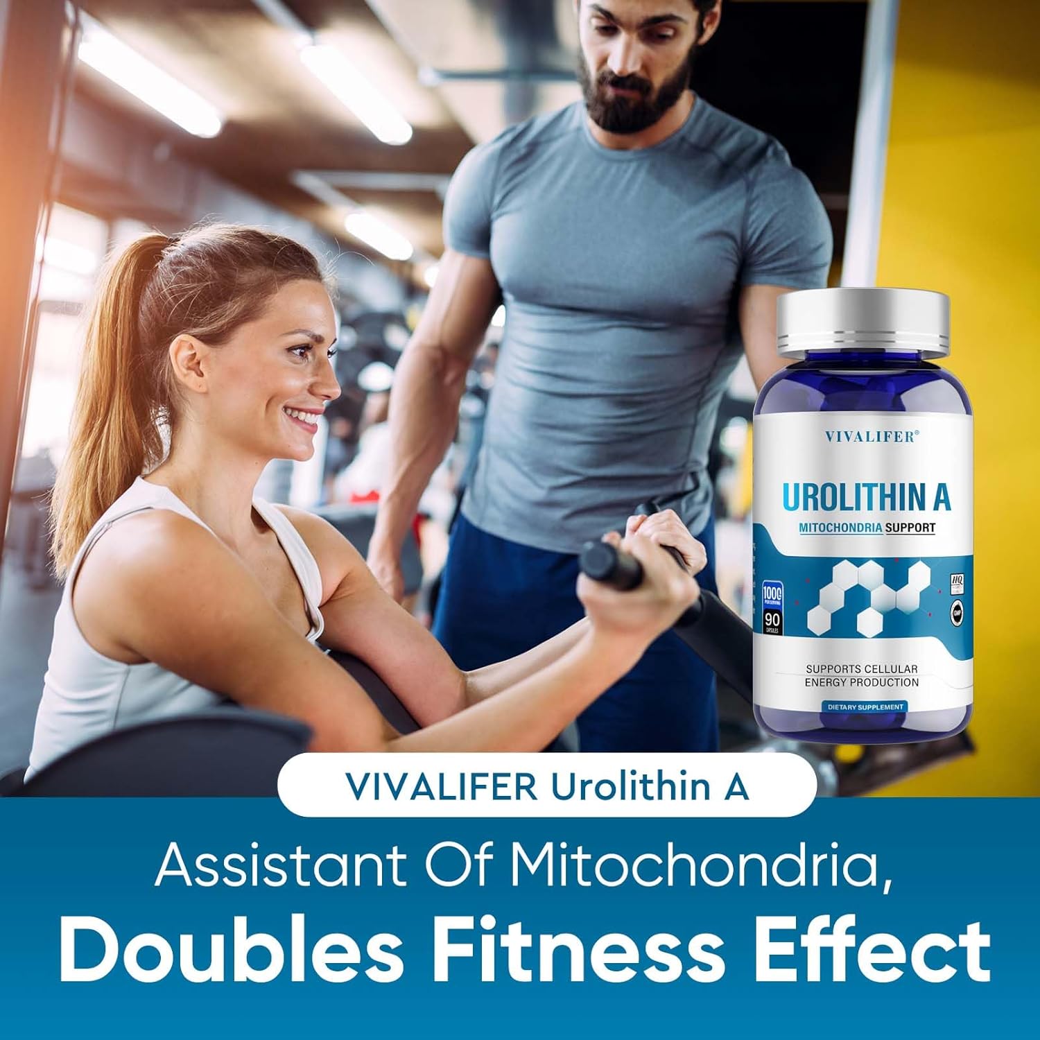 90 Softgels DQQI 1000 MG Urolithin A Supplement for Healthy Aging - Powerful Antioxidants & Mitochondrial Support - BoostGo Australia