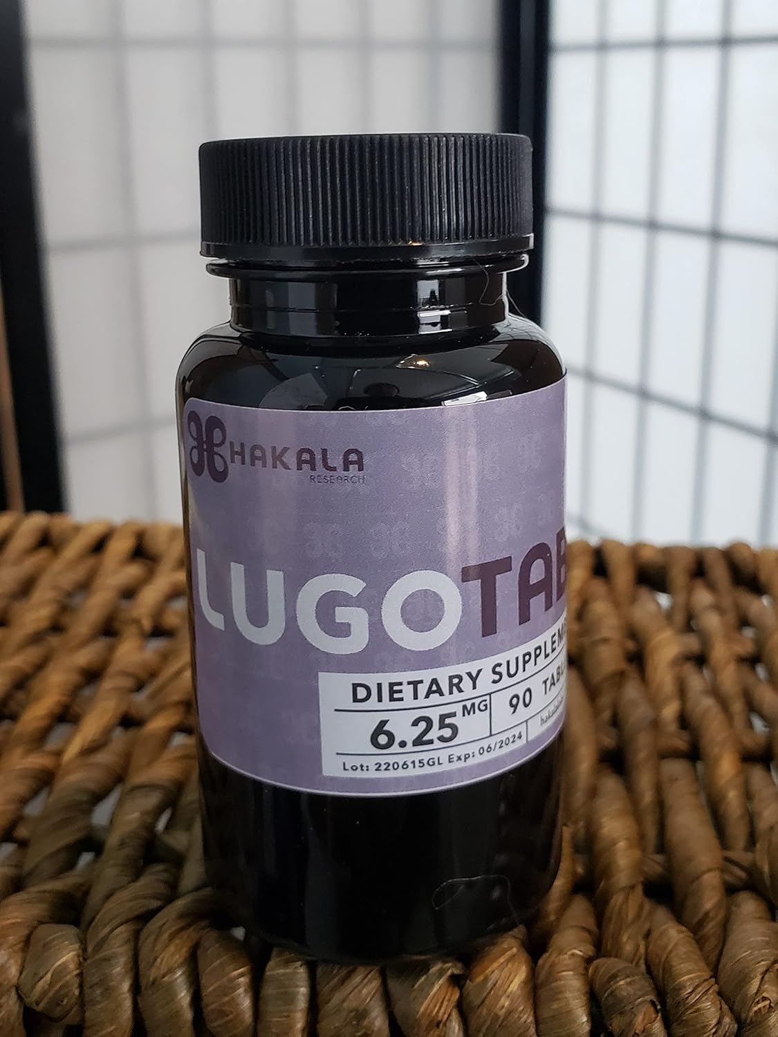 90 Tablets of LugoTab 6.25 mg - Relief for Heartburn and Acid Indigestion